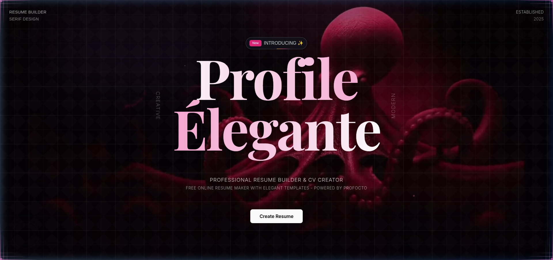 Profocto — Profile Élegante